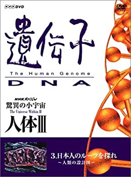 【中古】「ほぼ新品」NHKスペシャル 驚異の小宇宙 人体III 遺伝子~DNA 第3集 日本人のルーツを探れ~人類の設計図~ [DVD]