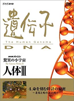 【中古】「ほぼ新品」NHKスペシャル 驚異の小宇宙 人体III 遺伝子~DNA 第4集 命を刻む時計の秘密~老化と死の設計図~ [DVD]