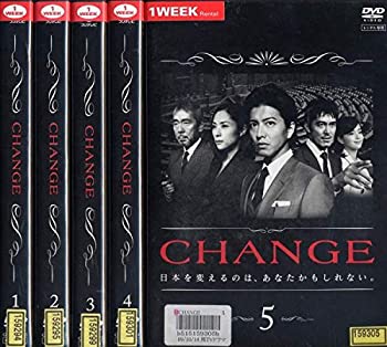 【中古】「非常に良い」CHANGE チェンジ [レンタル落ち] 全5巻セット [マーケットプレイスDVDセット商品]