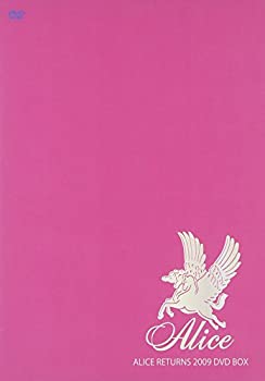 【中古】「非常に良い」ALICE RETURNS 2009 DVD BOX「ALICE LIVE ALIVE 2009~I'm home~ in 日本武道館」~「ALICEリターンズ in 神田共立講堂~3人だけの前夜祭」