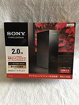 【中古】SONY USB3.0対応 3.5インチ 据え置き型外付けハードディスク(2TB) HD-D2 BE|オマツリライフ別館
