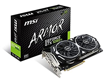 【中古】MSI GeForce GTX 1080 Ti ARMOR 11G OC グラフィックスボード VD6303 56,261円