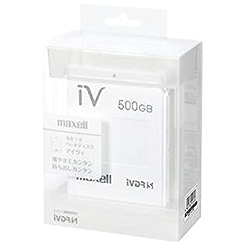 【中古】日立マクセル コンテンツ保護技術対応カセットハードディスク「iV」 500GB ホワイト M-VDRS500G.E.WH