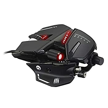 【中古】「未当て嵌める品」Mad Catz (マッドキャッツ) R.A.T.8足し加える 有線 ゲーミングマウス FPS向け 最大限度16000DPI 無座標軸合わせるDPI スナイパーエイムボタン なおなお書き4