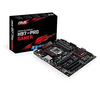 【中古】「非常に良い」ASUSTek Intel H97チップセット搭載 LGA1150 ATXマザーボード H97-PRO GAMER