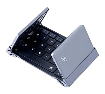 【中古】スリーイー Bluetooth3.0 キーボード 3つ折りタイプ 英語配列 64キー ケース付属(ブラック)3E Bluetooth Keyboard NEO(ネオ) 3E-BKY8-BK