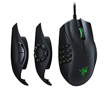 【中古】「人並み外れたに好いたらしい」Razer Naga Trinity 側面名取り草を2/7/12名取り草に付け替え能力のある MMO/MOBAゲーミングマウス （日本） RZ01-02410100-R3M1