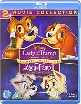 【中古】「非常に良い」Lady and the Tramp 1 and 2 [Blu-ray] [Region Free]