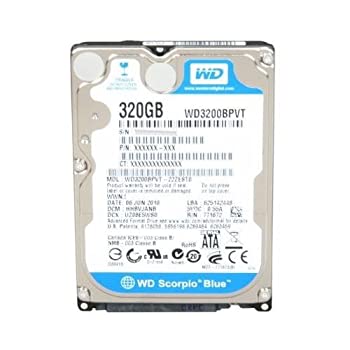 【中古】「非常に良い」WESTERN DIGITAL WD3200BPVT Scorpio Blue 320GB 5400 RPM 8MB cache SATA 3.0Gb/s 2.5 internal notebook hard drive (Bare Drive) [並行輸入品｜オマツリライフ別館
