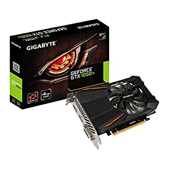 【中古】「人並み外れたに好いたらしい」ギガバイトNvidia GV-N105TD5-4GD 4GB GDDR5 PCI-E - 黒いこと