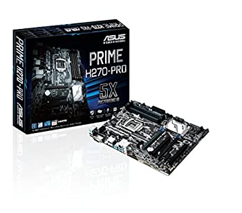 【中古】「ほぼ新品」ASUS Intel H270 搭載 マザーボード LGA1151対応 PRIME H270-PRO （ATX）