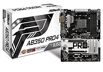 【中古】「非常に良い」ASRock AMD B350チップセット搭載 ATXマザーボード AB350 Pro4