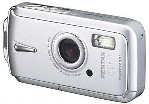 【中古】「非常に良い」PENTAX 1.5m防水 デジタルカメラ Optio W10 リノシルバー|オマツリライフ別館