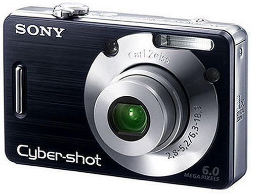 【中古】SONY デジタル写真機 Cyber-Shot(サイバーショット) DSC-W50 黒いこと DSC-W50