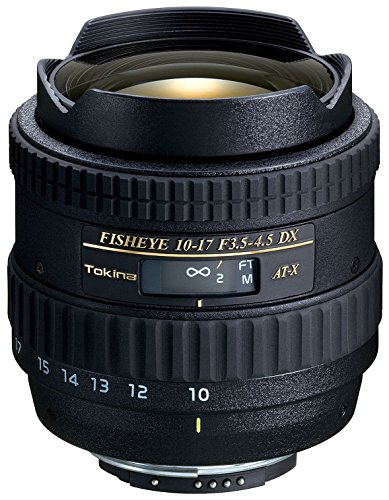 【中古】「未当て嵌める品」Tokina 魚眼望遠レンズ AT-X 107 DX Fisheye 10-17粍 F3.5-4.5 (IF) キヤノン用 APS-C相応う