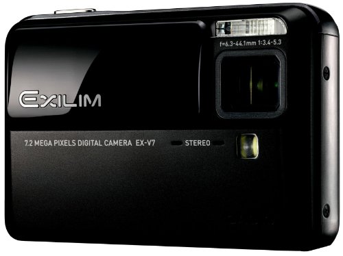 【中古】CASIO デジタルカメラ EXILIM (エクシリム) EX-V7BK ブラック|オマツリライフ別館