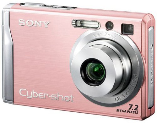 【中古】「非常に良い」SONY デジタルカメラ Cyber-Shot(サイバーショット) DSC-W80 P ピンク