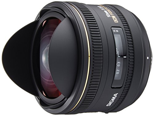 【中古】「ほぼ新品」SIGMA 単興味の中心広角レンズ 10粍 F2.8 EX DC FISHEYE HSM ニコン用 対角線魚眼 APS-C専用 477554