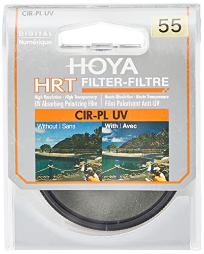 【中古】「未使用品」Hoya 55mm 円偏光 UV HRT ねじ込み式フィルター