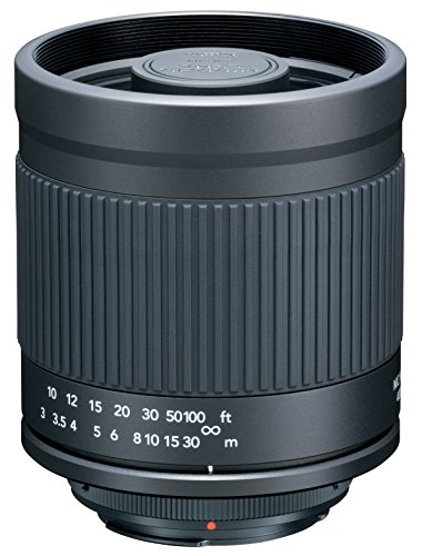 【中古】Kenko 望遠レンズ ミラーレンズ 400mm F8 マニュアルフォーカス フード付 キヤノンEOS用 ブラック フィルム/デジタル一眼対応|オマツリライフ別館