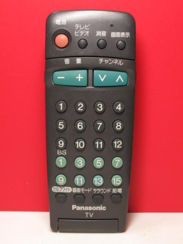 【中古】パナソニック テレビ受像機遠隔操作 TNQE082