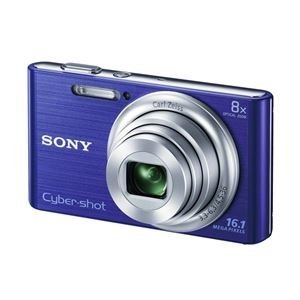【中古】SONY デジタル写真機 Cyber-shot W730 1640万絵素 光学8倍 青み DSC-W730L