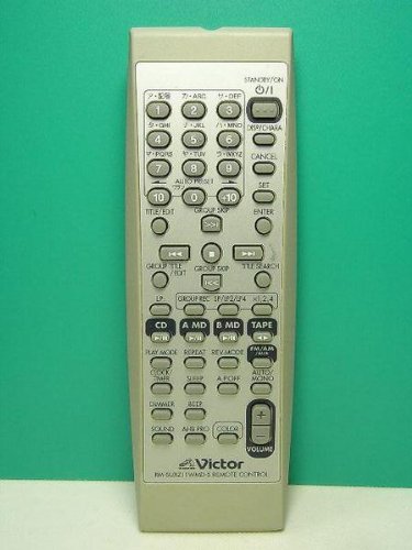【中古】ビクター オーディオリモコン RM-SUXZ11WMD-S