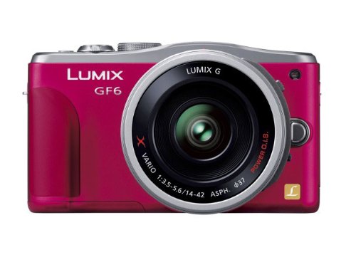【中古】「非常に良い」パナソニック ルミックス ミラーレス一眼カメラ ルミックス GF6 レンズキット 電動標準ズームレンズ付属 レッド DMC-GF6X-R｜オマツリライフ別館