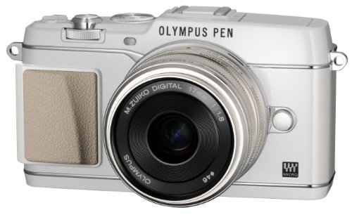 【中古】「非常に良い」OLYMPUS ミラーレス一眼 PEN E-P5 17mm F1.8 レンズキット(ビューファインダー VF-4セット) ホワイト E-P5 17mm F1.8 LKIT WHT