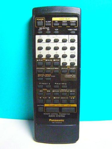 【中古】パナソニック オーディオリモコン RAK-SC5001W