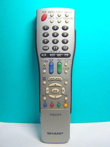 【中古】「非常に良い」シャープ テレビリモコン GA465WJSA
