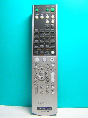 【中古】SONY AV SYSTEM3遠隔操作 RM-U700