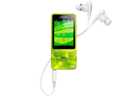 【中古】「非常に良い」SONY ウォークマン Sシリーズ 16GB グリーン NW-S785/G