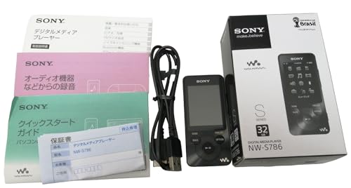 【中古】「人並み外れたに好いたらしい」SONY ウォークマン S続きもの 32GB 黒いこと NW-S786/B