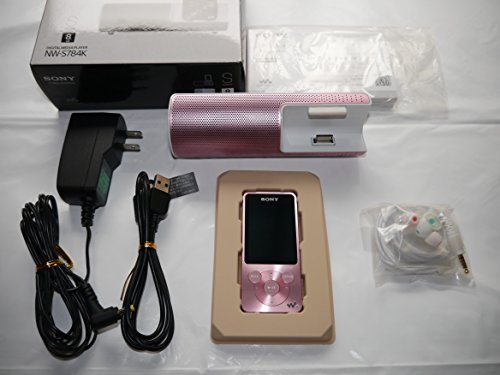 【中古】「非常に良い」SONY ウォークマン Sシリーズ 8GB スピーカー付 ライトピンク NW-S784K/PI