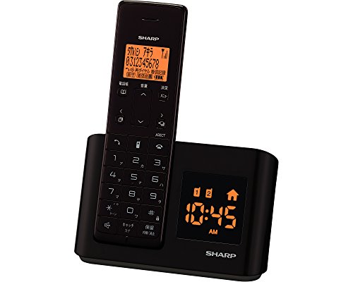 【中古】「非常に良い」シャープ デジタルコードレス電話機 親機のみ 1.9GHz DECT準拠方式 ダークブラウン JD-BC1CL-T