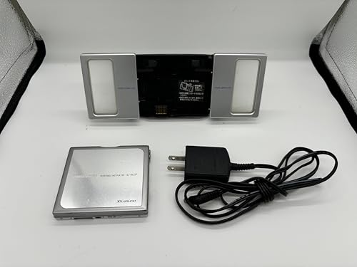 【中古】「人並み外れたに好いたらしい」パナソニック 携帯型MD電気蓄音機 しろがね色 SJ-MJ57-S