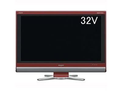 【中古】読みやすい 32V型 液晶 テレビ受像機 AQUOS LC-32DE5-R 高品位テレビ 2009年模範例