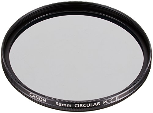 【中古】「未当て嵌める品」Canon 写真機用円偏光水漉し PL-C B 58粍