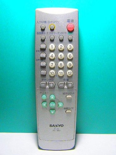 【中古】「非常に良い」三洋電機 テレビリモコン RC-467｜オマツリライフ別館