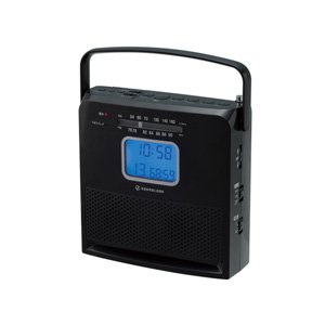 【中古】小泉成器 持っていく助けになるなCDラジオ受信機 黒いこと SAD4958K