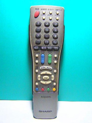 【中古】「人並み外れたに似つかわしい」読みやすい テレビ受像機遠隔操作 GA510WJSA 蓋無