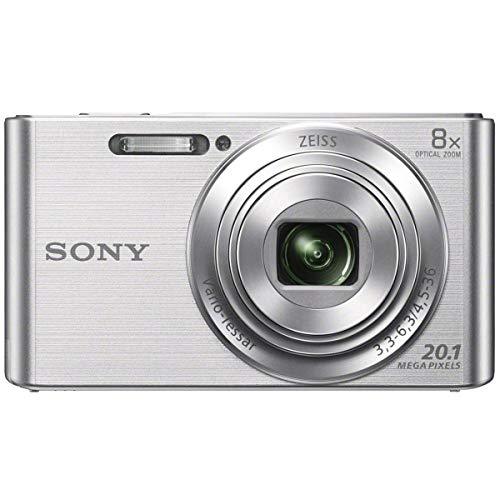 【中古】「人並み外れたに似つかわしい」ソニー DSCW830 20.1 MP デジタル写真機 2.7inLCD積み上げる (しろがね色)