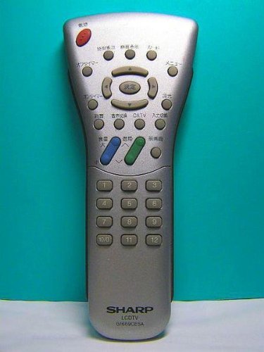 【中古】「非常に良い」シャープ LCDTVリモコン G1669CESA|オマツリライフ別館