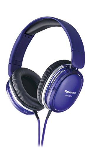 【中古】「非常に良い」パナソニック ステレオヘッドホン パープル RP-HX350-V