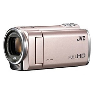 【中古】「非常に良い」JVC SD対応 8GBメモリー内蔵フルハイビジョンビデオカメラ（ピンクゴールド） GZ-E150-N