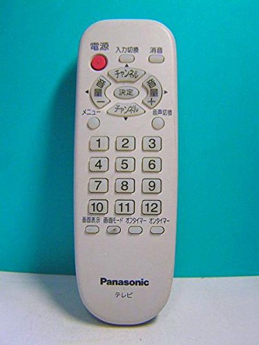 【中古】パナソニック テレビ受像機遠隔操作 EUR648051