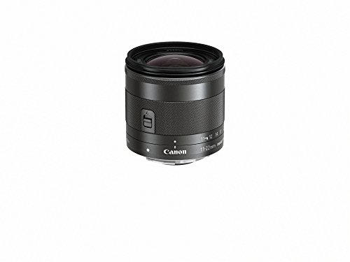 【中古】「ほぼ新品」Canon EF-M 11-22粍 f/4-5.6 STM水晶体 黒いこと 7568B002