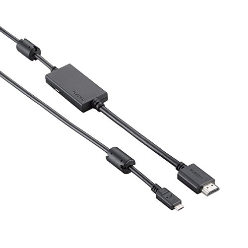 【中古】「ほぼ新品」ELECOM MHL3.0うつり変わり有線テレビ 3.0m 黒いこと MPA-MHL3固定ディスク30BK