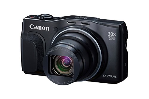 【中古】「未当て嵌める品」Canon デジタル写真機 PowerShot SX710 HS 黒いこと 光学30倍望遠レンズ PSSX710HS(BK)